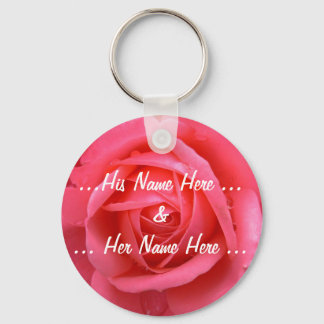 Llavero Cañones de llave Rosa Personalizado Regalos de flo