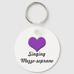Llavero Canto de la cadena de claves Mezzo-soprano