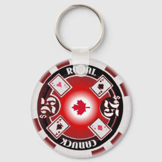 Llavero Canuck Royal Poker Keychain