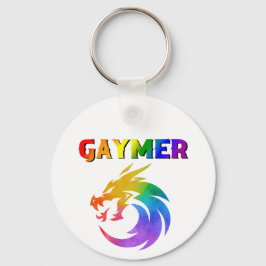 Llavero Caótico Gay D20 – Orgullo LGBTQ+ DND
