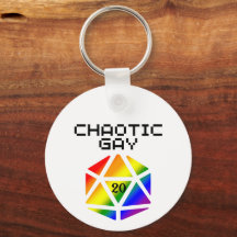 Caótico Gay D20 – Orgullo LGBTQ+ DND
