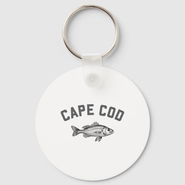 Llavero Cape Cod Machusetts Lubina Rajas Pesca  (Anverso)