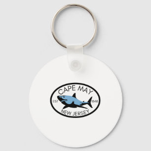 Llavero Cape May Nueva Jersey Pesca Tiburón Pez Playa Barc