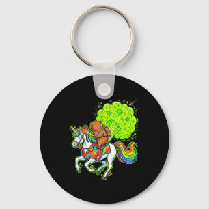 Llavero Capibara Divertida Montando Unicornio Mágico Tropi
