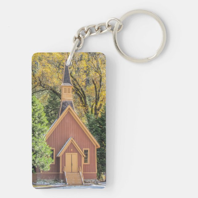 Llavero Capilla Yosemite En Otoño (Atrás)