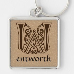 Llavero Capital decorativa Botánica Medieval W