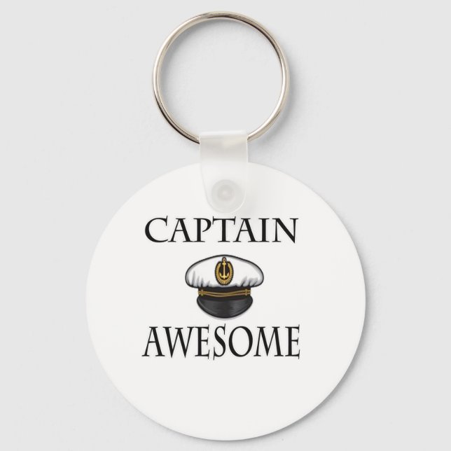 Llavero Capitán Awesome (Anverso)