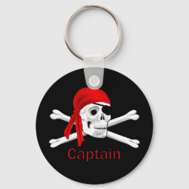 Llavero Capitán Calavera Pirata y Keychain 2