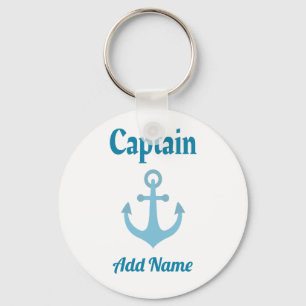 Llavero Capitán de barco personalizado Anchor