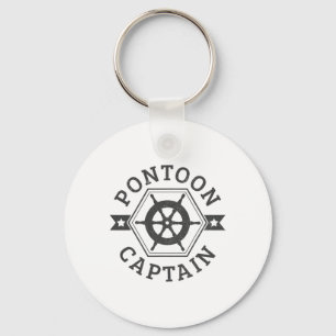 Llavero Capitán de pontón - Pontooning Boating Nautical