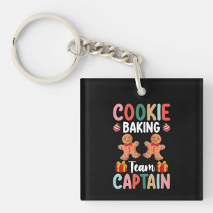 Llavero Capitán del equipo de horneado de galletas Navidad