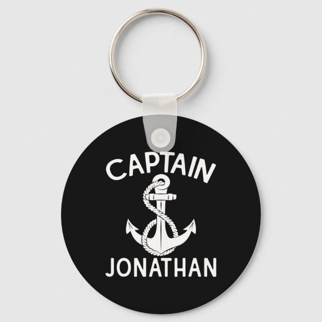 Llavero Capitán Jonathan Barco Anchor Yate Barco (Anverso)