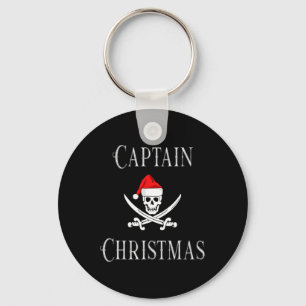 Llavero Capitán Navidad Festejo Pirata Calavera Santa Somb