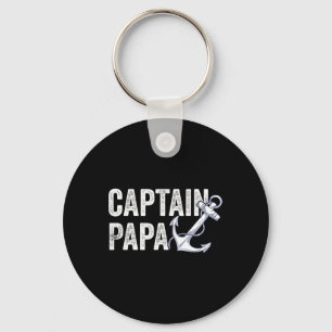 Llavero Capitán Papa Pontoon Regalo Lago Marinero Barco de