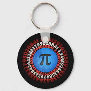 Llavero Capitán Pi Superhéroe Shield Nerdy Math Pi Day