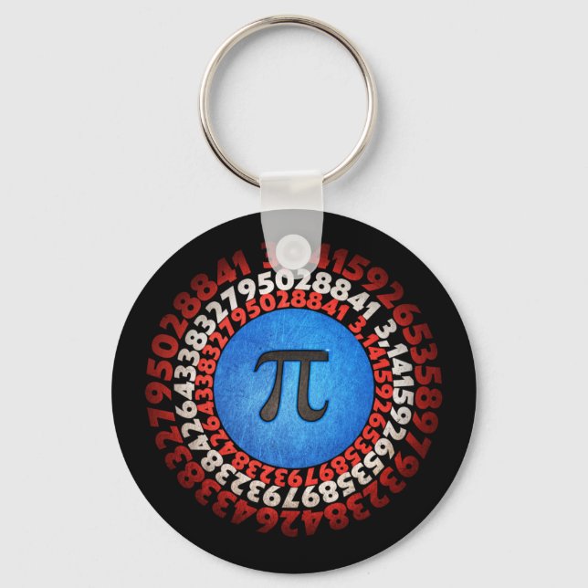 Llavero Capitán Pi Superhéroe Shield Nerdy Math Pi Day (Anverso)