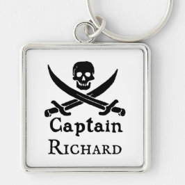 Llavero Capitán pirata personalizado