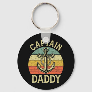 Llavero Capitán Vintage Daddy Boat Pontoon Dad Pescando Sa