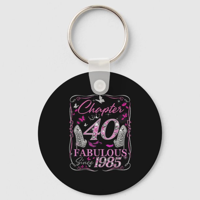 Llavero Capítulo 40 Fabuloso desde 1985 40º Nacimiento de  (Anverso)