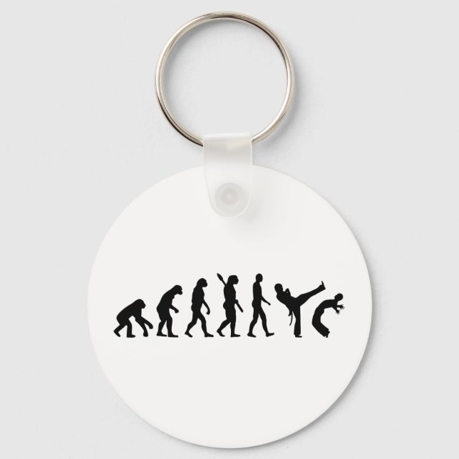 Llavero Capoeira de la Evolución (Anverso)