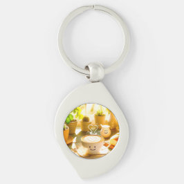 Llavero Cappuccino en la mañana