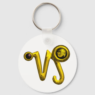 LLAVERO CAPRICORN GOLD ZODIAC BIRTHDAY JEWEL