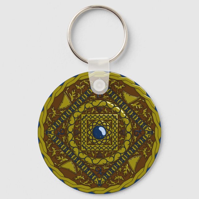 Llavero Capricorn Mandala Keychain (Anverso)