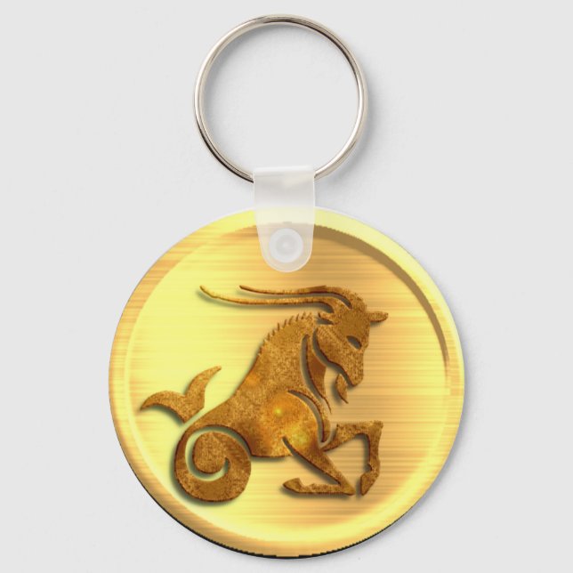 Llavero Capricorn Zodiac Keychain (Anverso)