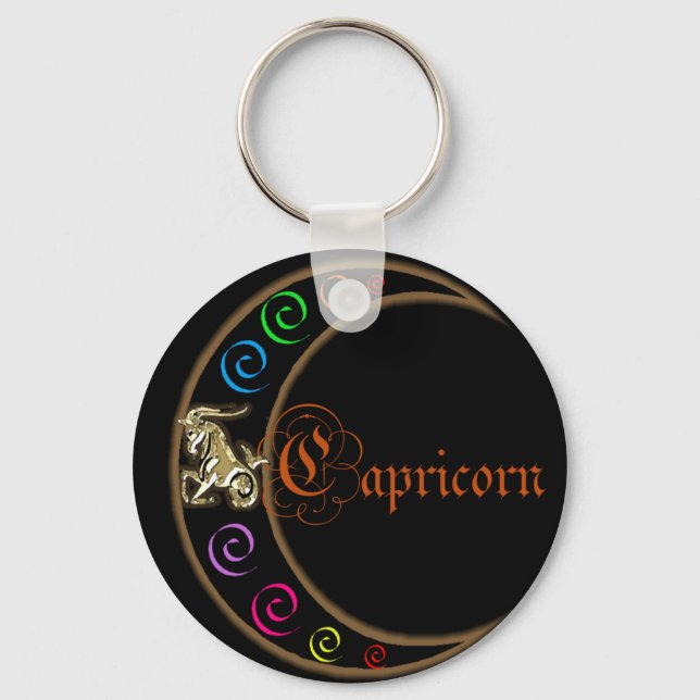 Llavero Capricorn Zodiac Moon (Anverso)