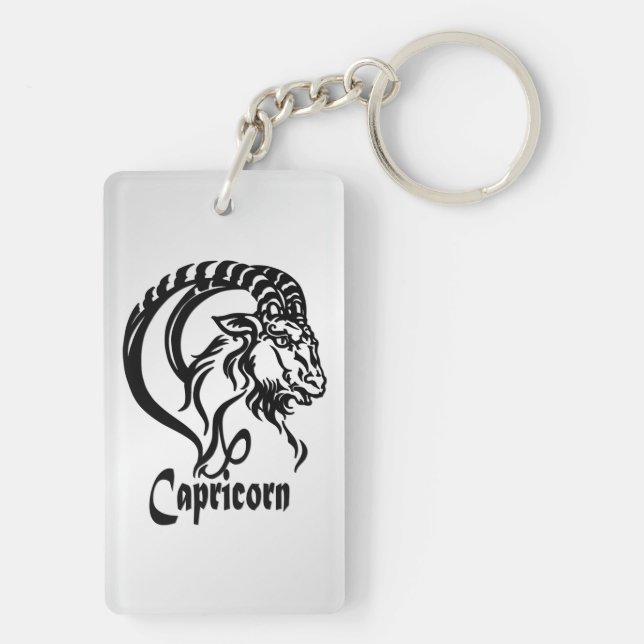 Llavero Capricornio la Cabra de Mar Zodiaco (Atrás)
