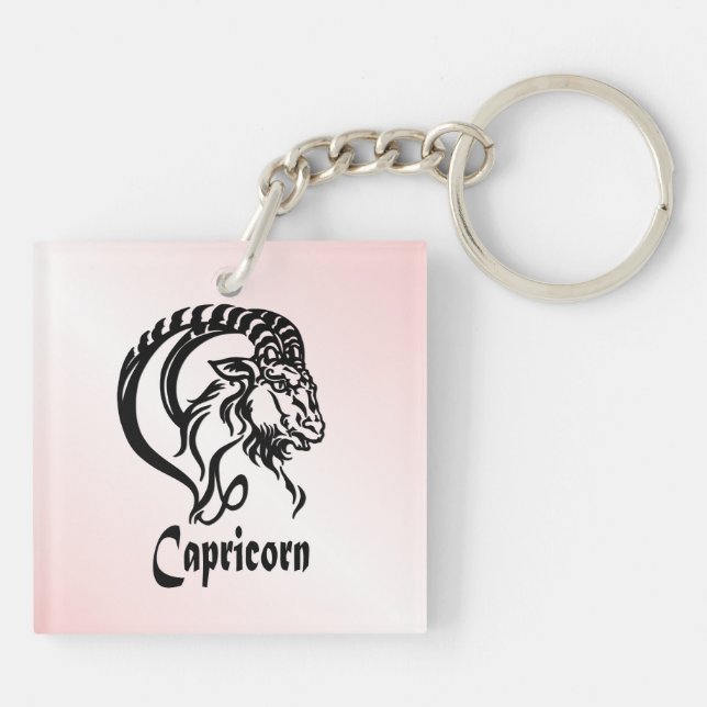 Llavero Capricornio la Cabra de Mar Zodiaco (Atrás)