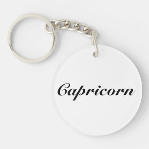 Llavero Capricornio Rótulo Zodiaco Astrología clásica eleg