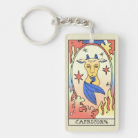 Capricornio Rótulo Zodiaco Resumen Art Vintage