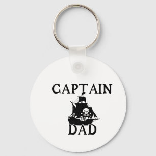 Llavero Captain Dad Keychain