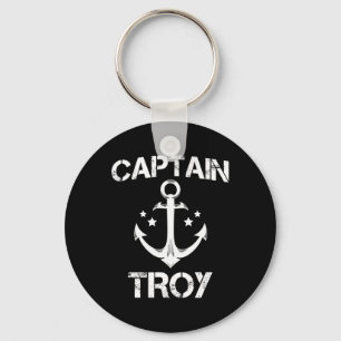 Llavero Captain Troy Funny Birthday Personalizado Nombre B