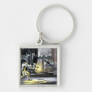 Llavero Captura de pantalla: Cyborg contra Nightwing 2