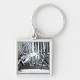 Llavero Captura de pantalla: Cyborg contra Nightwing 4