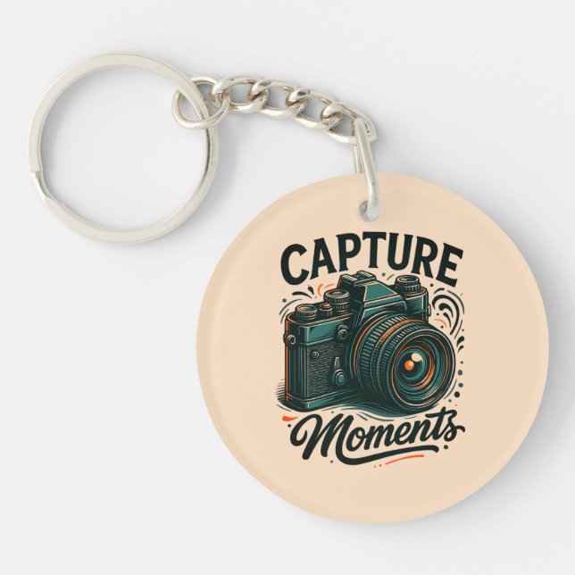Llavero Capture Moments Camera Art Keychain (Frente)
