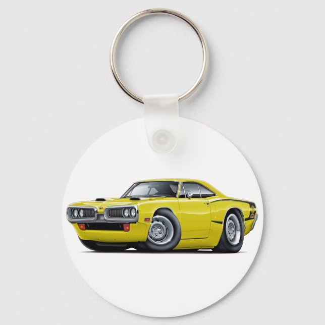 Llavero Capucha de estribo súper bebe amarillo-negro de 19 (Anverso)