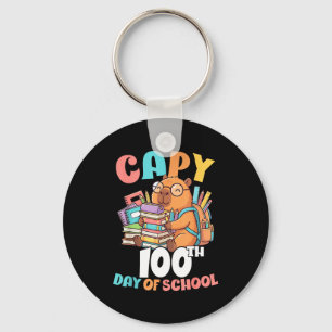 Llavero Capy 100 días de escuela capybara 100 días de