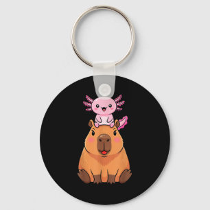 Llavero Capybara Axolotl Kawaii Divertido Niños Chicos Chi