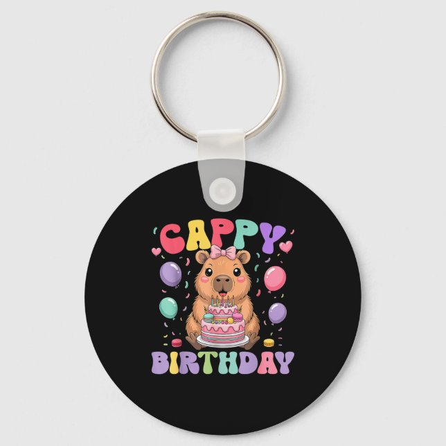 Llavero Capybara Birthday Girls Funny Birthday Kids Boys G (Anverso)