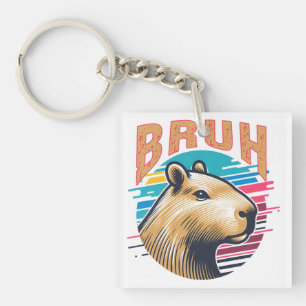 Llavero Capybara Bruh Gracioso Bruh Capybara Amantes Hombr