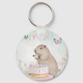 Llavero Capybara Cakefest Fiesta Keychain