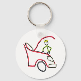 Llavero Car Mechanic Stickman