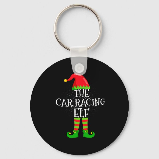 Llavero Car Racing Elf Family Matching Christmas Group  (Anverso)