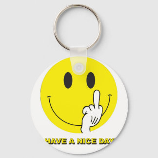 Llavero cara dando el dedo