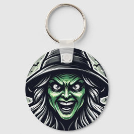 Llavero Cara de bruja sarcástica