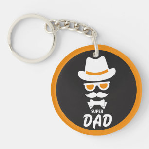 Llavero Cara de Caballero Cuidadoso con bigotes, Gorra, vi