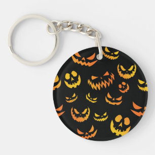 Llavero Cara de calabaza de Jack O Lantern